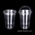 Recyclable Cold Drinking Disposable Transparent Plastic Cups With Lid Supplier